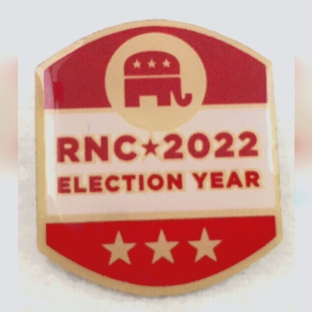 RNC 2022 Election Year Red and Gold Pin Collectibles